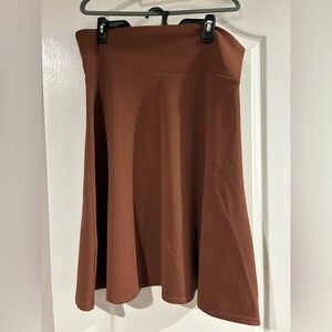 LuLaRoe Brown Skater Skirt